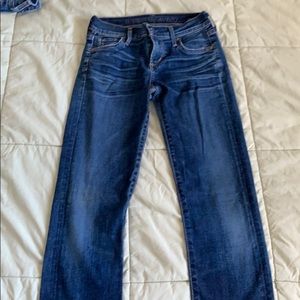 Citizens of Humanity low rise straight leg jeans